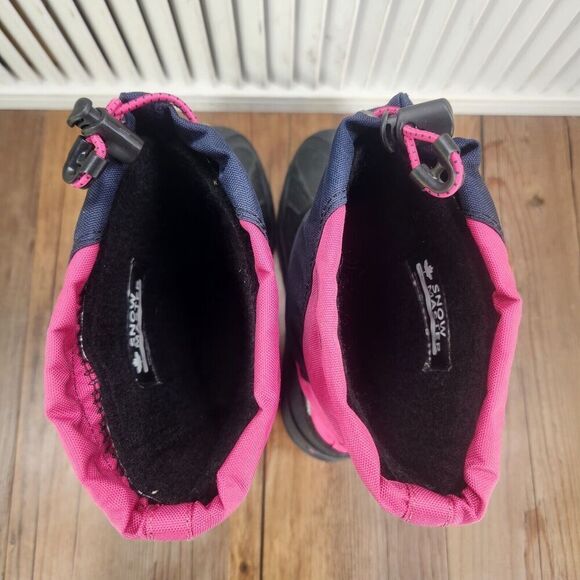 Kamik Snow Master Snowshell Big Kids Sz 6 Navy Blue Pink Waterproof Winter Boots - Picture 7 of 11